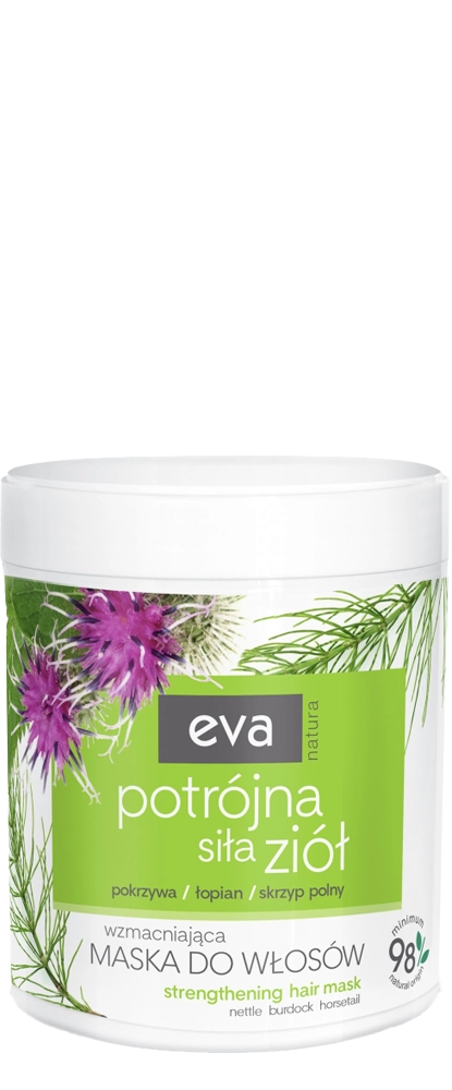 EVA NATURA POTRÓJNA SIŁA ZIÓŁ Wzmacniająca maska do włosów